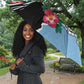 Botswana Independence Day Umbrella Coat Of Arms Devils Claw