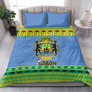 Afro Gabon Christmas Bedding Set Coat Of Arm Mix African Pattern