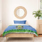 Afro Gabon Christmas Bedding Set Coat Of Arm Mix African Pattern