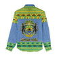 Afro Gabon Christmas Women Casual Shirt Coat Of Arms Mix African Pattern LT15