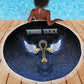 Personalised Egyptian Ankh Beach Blanket Egypt Hieroglyphs Pattern