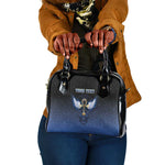 Personalised Egyptian Ankh Shoulder Handbag Egypt Hieroglyphs Pattern