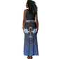 Personalised Egyptian Ankh Tank Maxi Dress Egypt Hieroglyphs Pattern