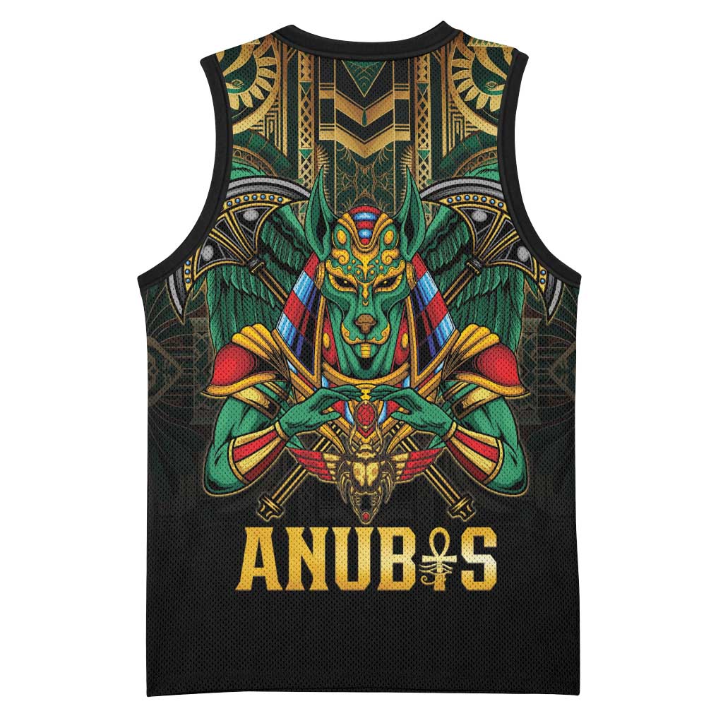 Ancient Egypt Basketball Jersey Anubis Egyptian LT15