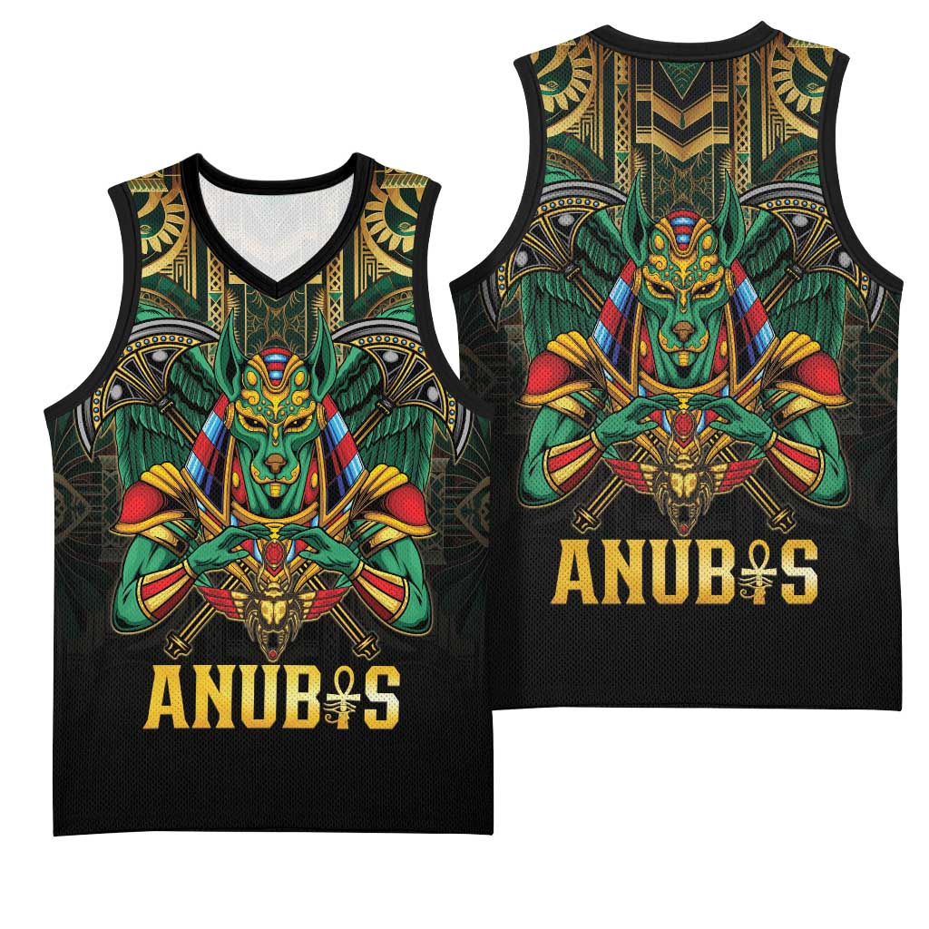 Ancient Egypt Basketball Jersey Anubis Egyptian LT15