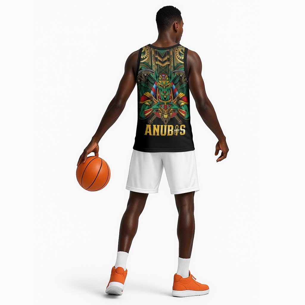 Ancient Egypt Basketball Jersey Anubis Egyptian LT15