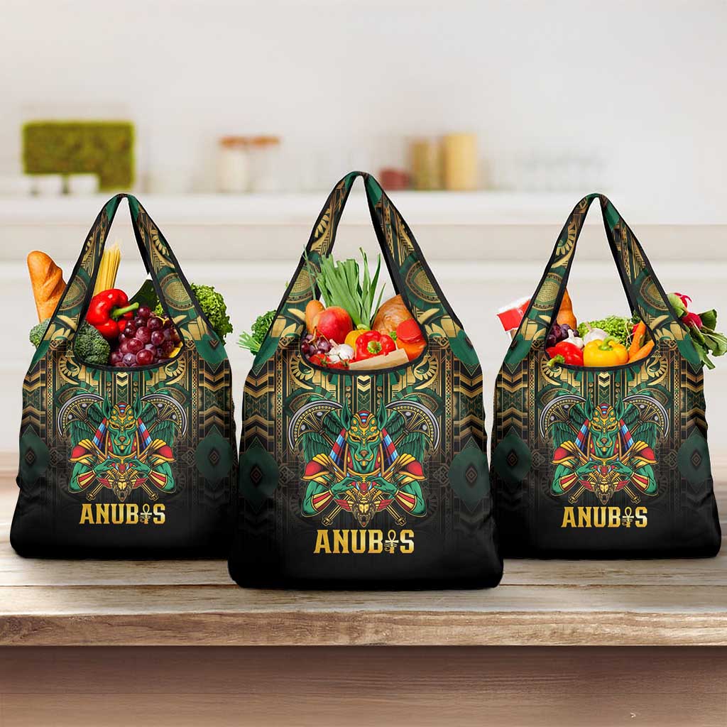 Ancient Egypt Grocery Bag Anubis Egyptian