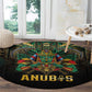 Ancient Egypt Round Carpet Anubis Egyptian
