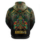 Ancient Egypt Zip Hoodie Anubis Egyptian