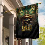 Egypt Eye of Horus Garden Flag Golden Ancient Egypt Pattern