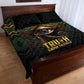 Egypt Eye of Horus Quilt Bed Set Golden Ancient Egypt Pattern