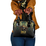 Egypt Eye of Horus Shoulder Handbag Golden Ancient Egypt Pattern