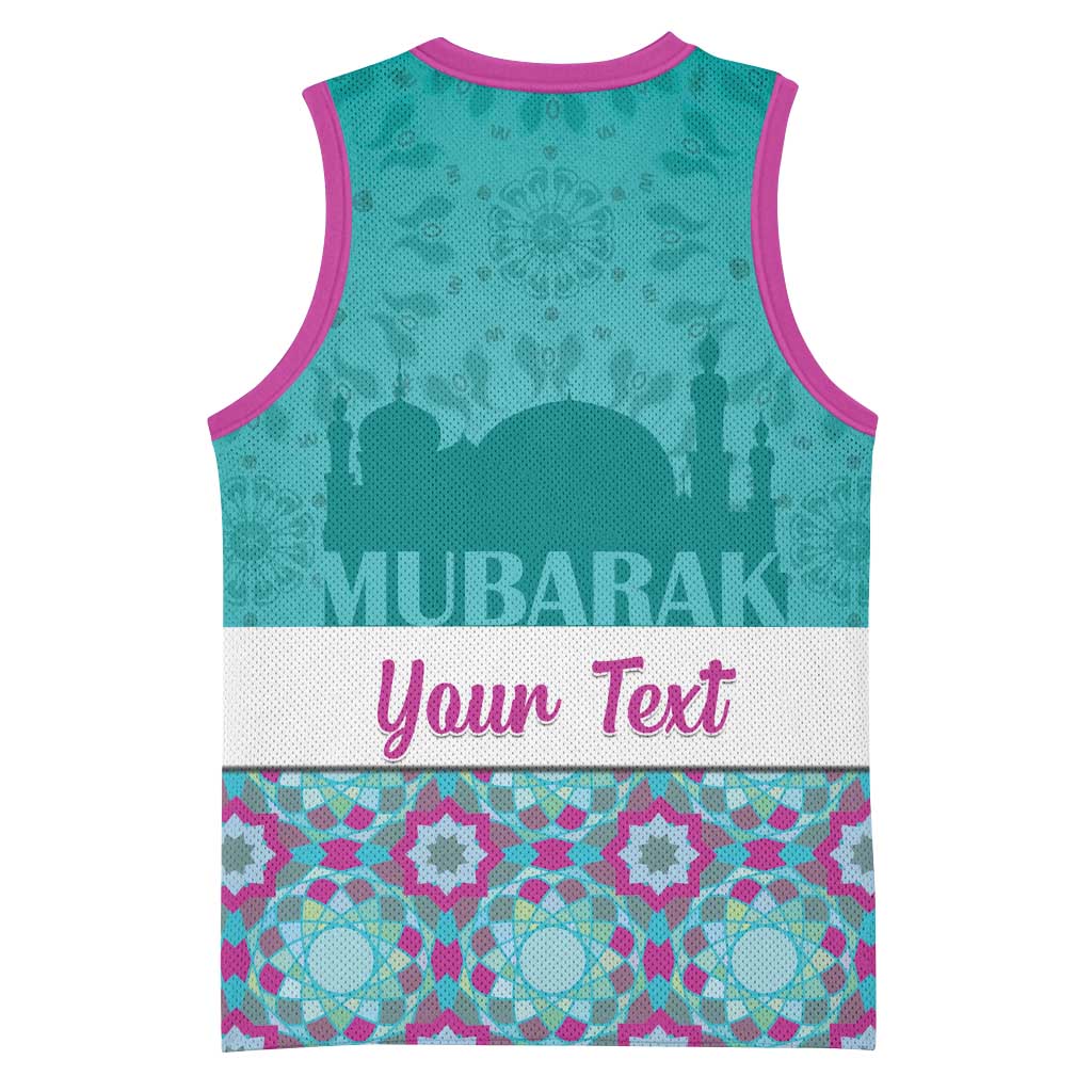 Personalised Eid al-Fitr Basketball Jersey Eid Mubarak LT15