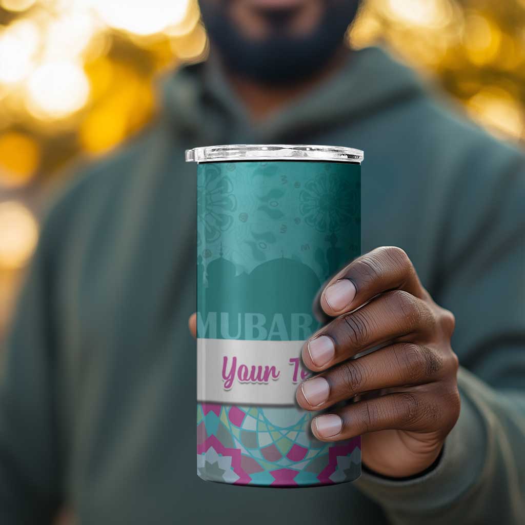 Personalised Eid al-Fitr 4 in 1 Can Cooler Tumbler Eid Mubarak