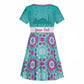 Personalised Eid al-Fitr Kid Short Sleeve Dress Eid Mubarak