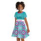 Personalised Eid al-Fitr Kid Short Sleeve Dress Eid Mubarak