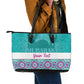 Personalised Eid al-Fitr Leather Tote Bag Eid Mubarak