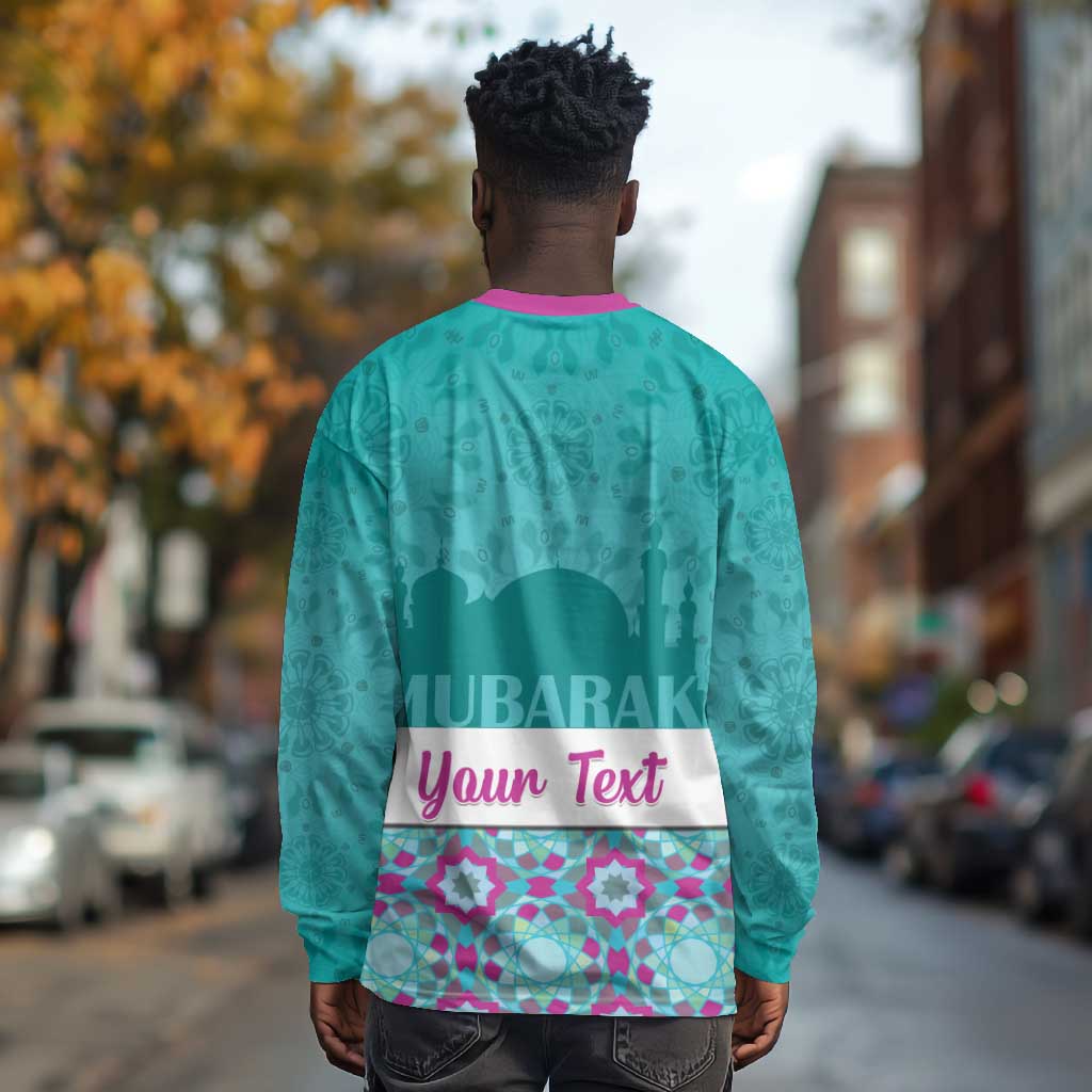 Personalised Eid al-Fitr Long Sleeve Shirt Eid Mubarak