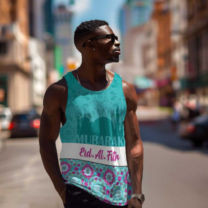 Personalised Eid al-Fitr Men Tank Top Eid Mubarak