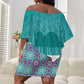 Personalised Eid al-Fitr Off Shoulder Short Dress Eid Mubarak