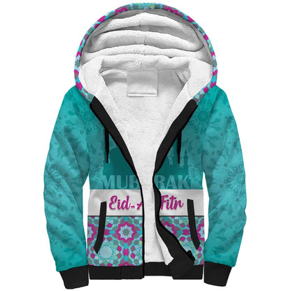 Personalised Eid al-Fitr Sherpa Hoodie Eid Mubarak