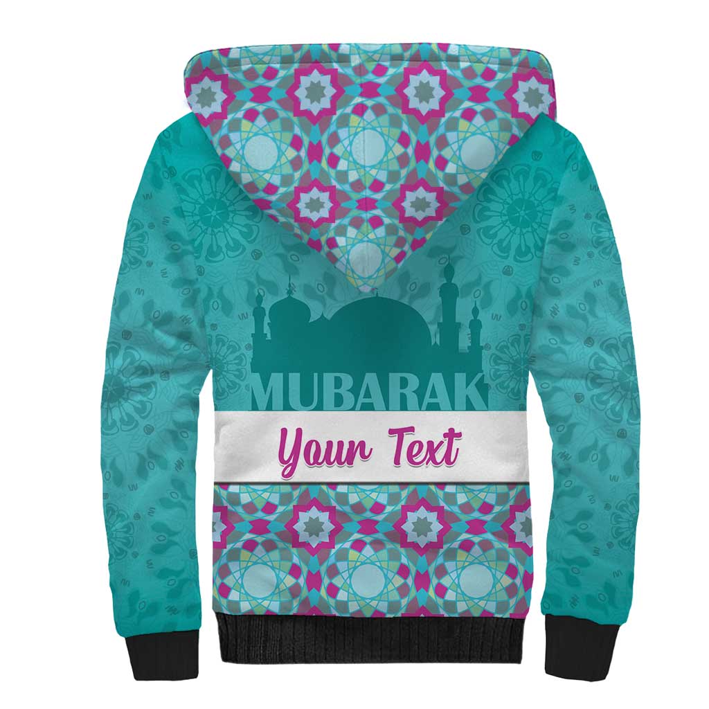 Personalised Eid al-Fitr Sherpa Hoodie Eid Mubarak