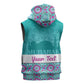 Personalised Eid al-Fitr Sleeveless Zip Hoodie Eid Mubarak - African Pride