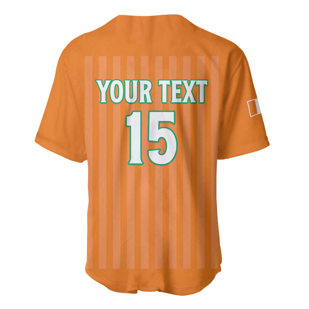 Custom Cote dIvoire Football Baseball Jersey Les Elephants