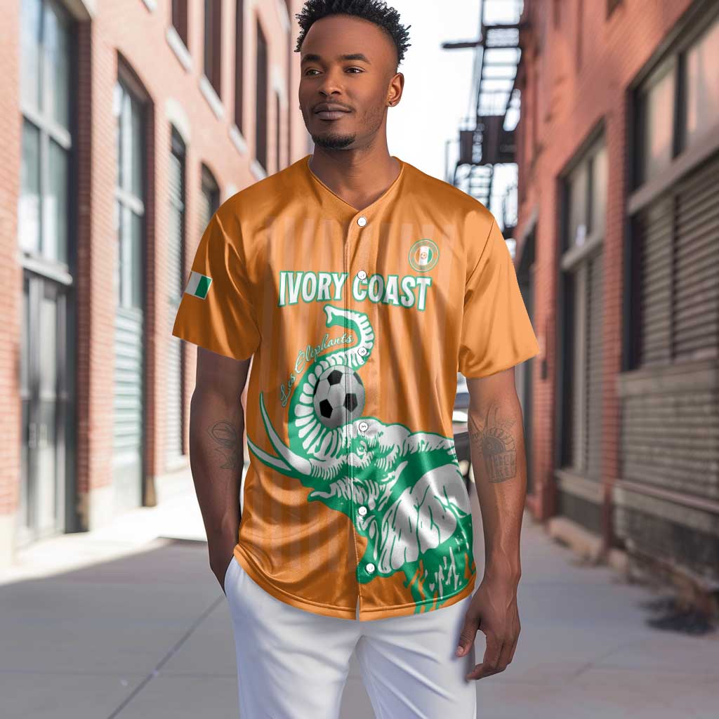 Custom Cote dIvoire Football Baseball Jersey Les Elephants