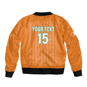 Custom Cote dIvoire Football Bomber Jacket Les Elephants