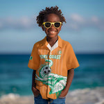 Custom Cote dIvoire Football Kid Hawaiian Shirt Les Elephants
