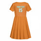 Custom Cote dIvoire Football Kid Short Sleeve Dress Les Elephants