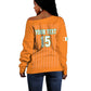 Custom Cote dIvoire Football Off Shoulder Sweater Les Elephants