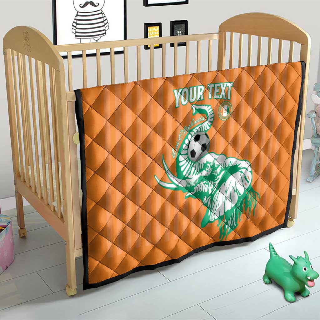 Custom Cote dIvoire Football Quilt Les Elephants