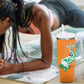 Custom Cote dIvoire Football Tumbler With Handle Les Elephants