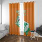Custom Cote dIvoire Football Window Curtain Les Elephants