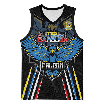 Antigua and Barbuda Cricket Basketball Jersey Go Falcons LT15