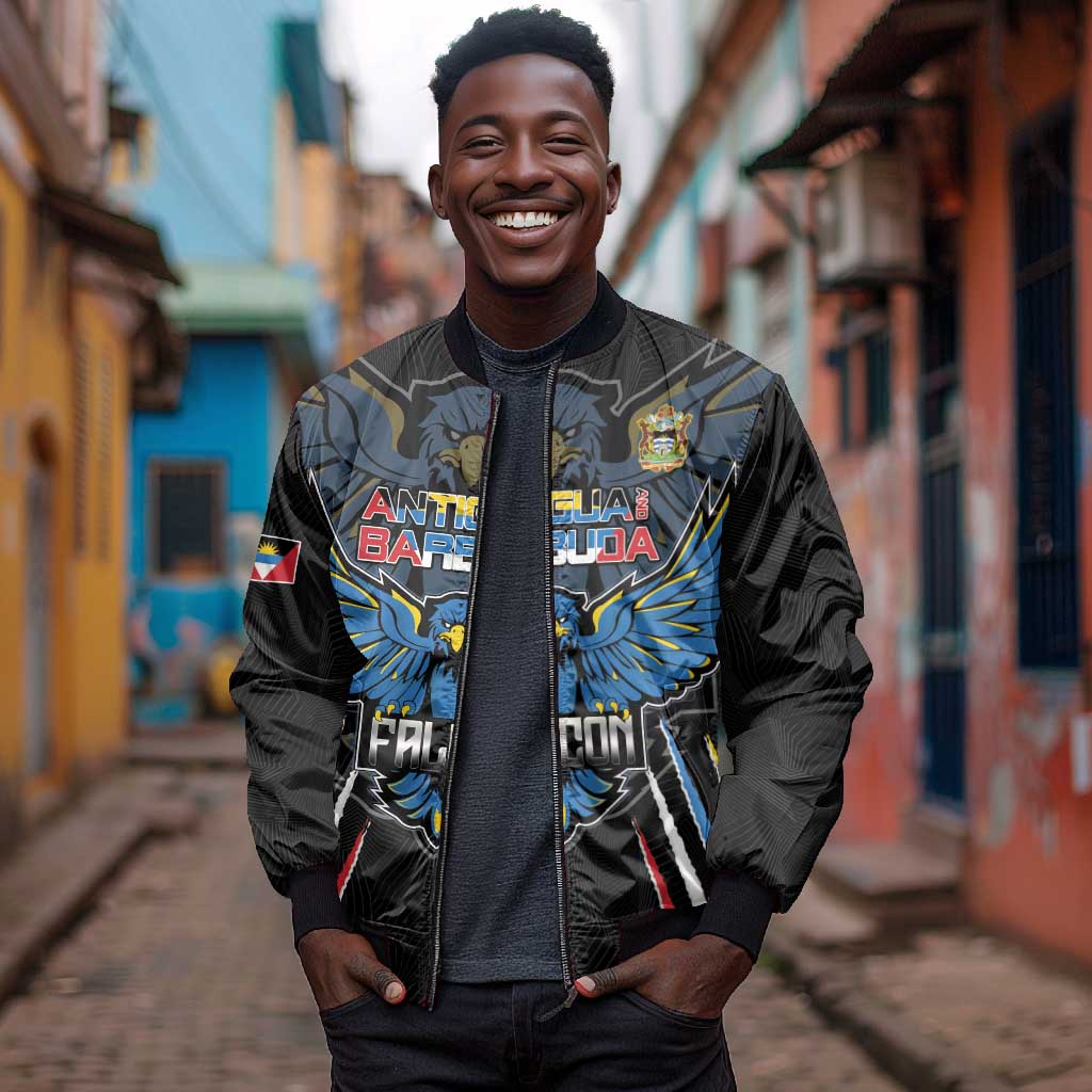 Antigua and Barbuda Cricket Custom Bomber Jacket Go Falcons - African Pride