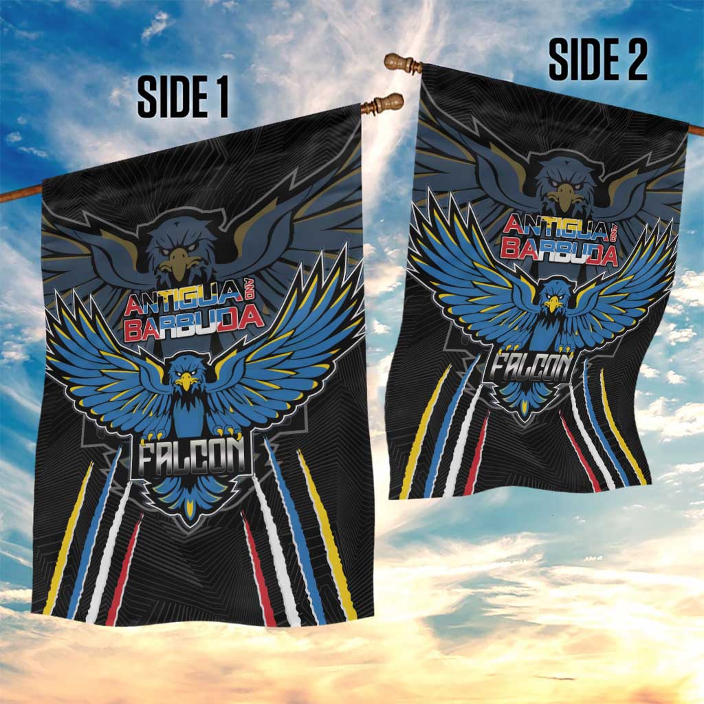Antigua and Barbuda Cricket Garden Flag Go Falcons - African Pride