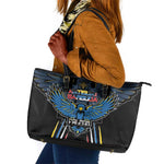 Antigua and Barbuda Cricket Leather Tote Bag Go Falcons - African Pride