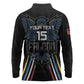 Antigua and Barbuda Cricket Custom Long Sleeve Polo Shirt Go Falcons - African Pride