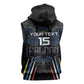 Antigua and Barbuda Cricket Sleeveless Zip Hoodie Go Falcons - African Pride