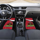 Personalized Haiti 1964 Car Mats Coat Of Arms - Polynesian Style - African Pride