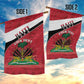 Personalized Haiti 1964 Garden Flag Coat Of Arms - Polynesian Style - African Pride