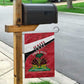 Personalized Haiti 1964 Garden Flag Coat Of Arms - Polynesian Style - African Pride