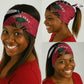 Personalized Haiti 1964 Neck Gaiter Coat Of Arms - Polynesian Style - African Pride