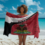 Personalized Haiti 1964 Sarong Coat Of Arms - Polynesian Style - African Pride