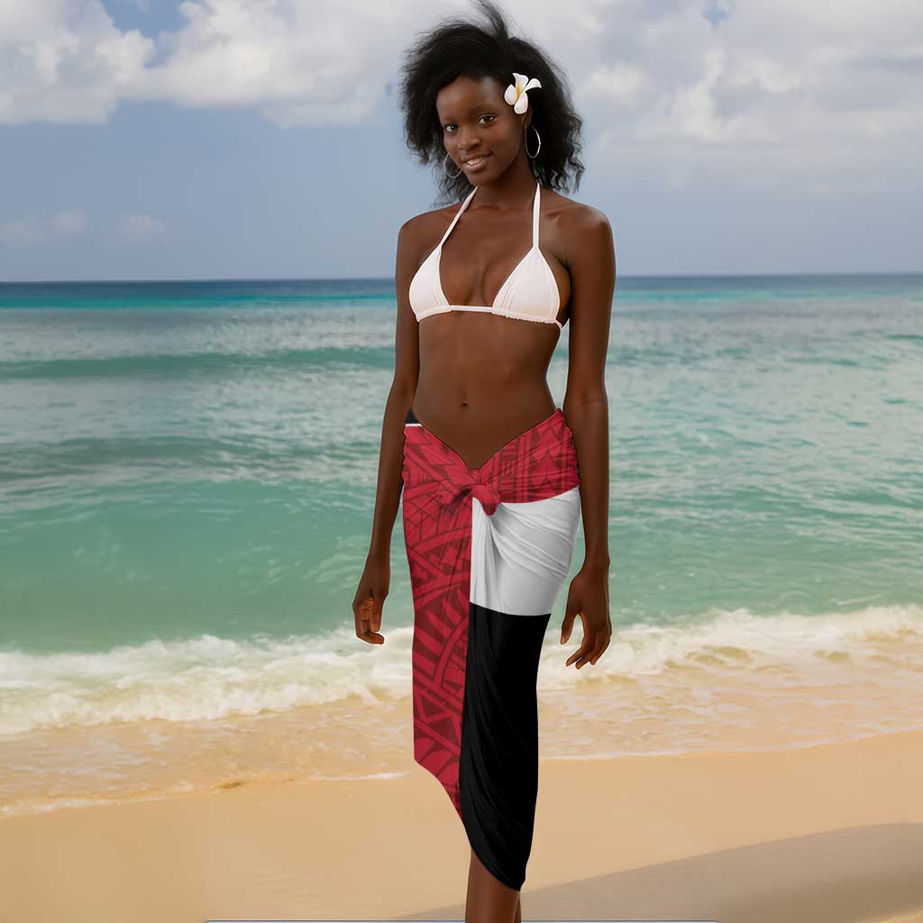 Personalized Haiti 1964 Sarong Coat Of Arms - Polynesian Style - African Pride