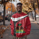 Personalized Haiti 1964 Sweatshirt Coat Of Arms - Polynesian Style - African Pride