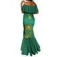 Custom South Africa Mermaid Dress Lion Mascot Proteas Cricket